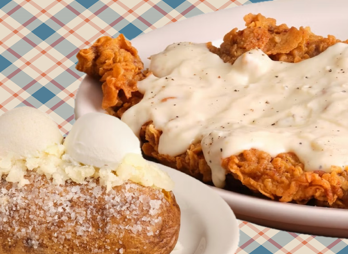 Five Restaurant Chains Deliver Best Country Fried Steak and Baked Potatoes