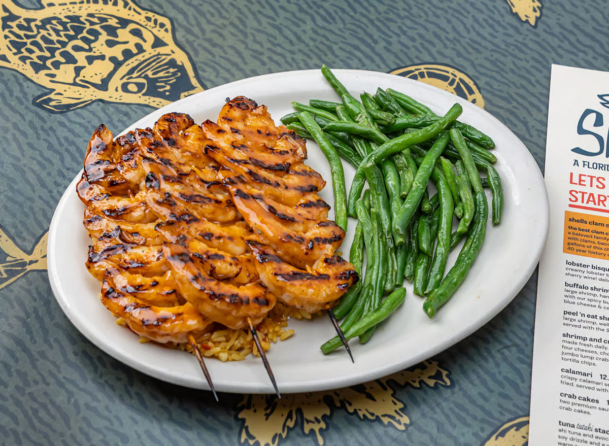 5 Restaurant Chains With Best Grilled Shrimp Skewers